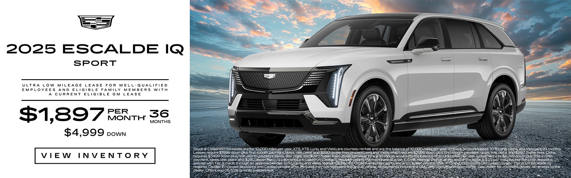 2025 Escalade IQ | Lease offer